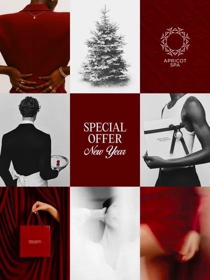 Apricot Spa and Ericson Laboratoire campaign collage