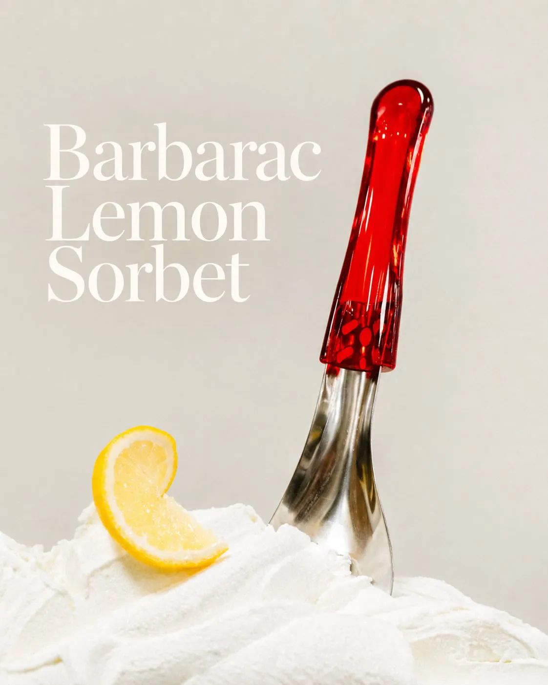 Barbarac lemon sorbet campaign