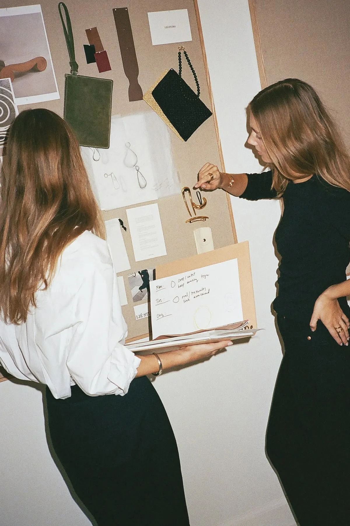 Creative presentation and client discussion