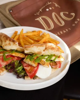 Sandwich at DOC Therapy Bar