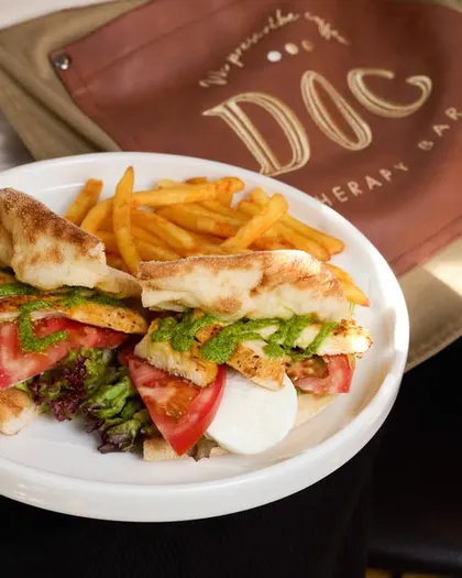 Sandwich at DOC Therapy Bar