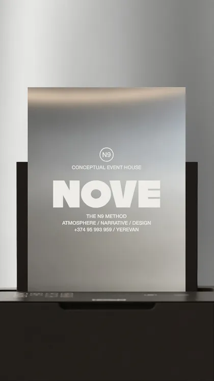 NOVE brand identity campaign visual