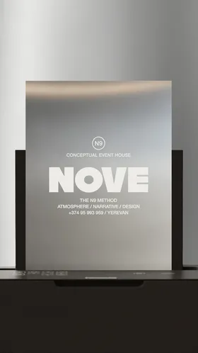 NOVE brand sign