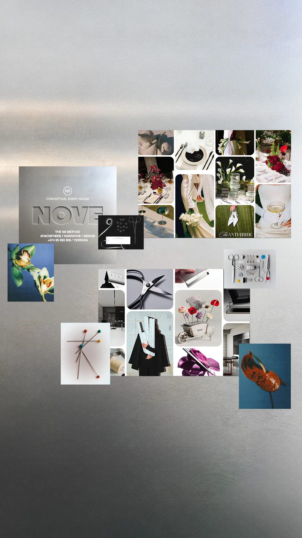 NOVE brand and marketing mood board